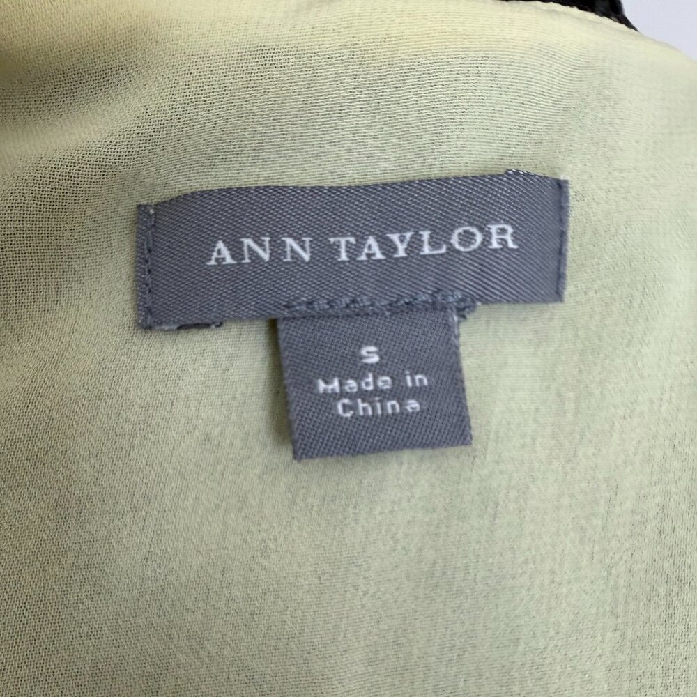 Women's Yellow Sleeveless Blouse, Side Zip,with Silk Lining by Ann Taylor, Sz S - Picture 2 of 6